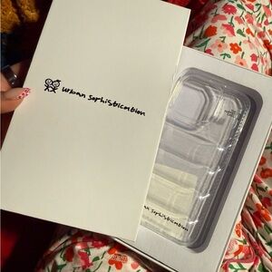 urban sophistication Clear iPhone Case - Transparent